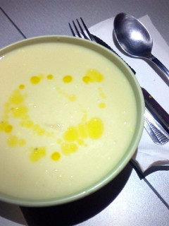 Una foto de Crema Bretona con alubias blancas. (Thermomix)