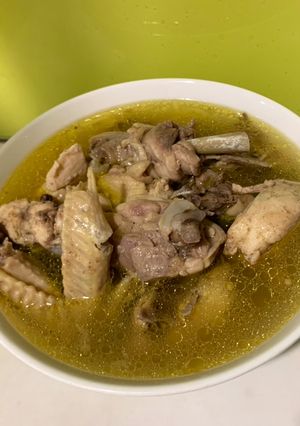 Hình của món Gà nấu xáo Nghệ An.