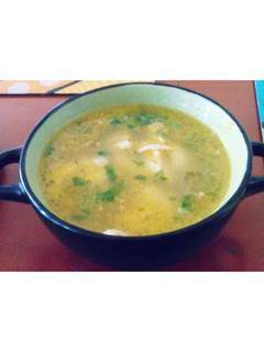 Una foto de Sopa de verduras con pollo