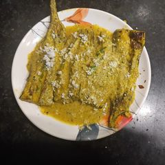 A picture of Begun (Baingan) Basanti - My first bengali side dish for lunch of 2026.