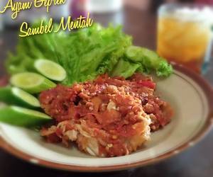 Cara Cepat Ayam Geprek Sambel Mentah Lezat Mantap