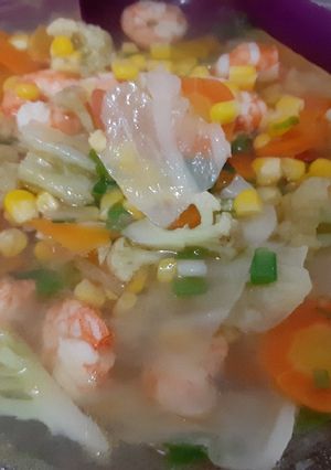 Foto resep Soap sayur udang