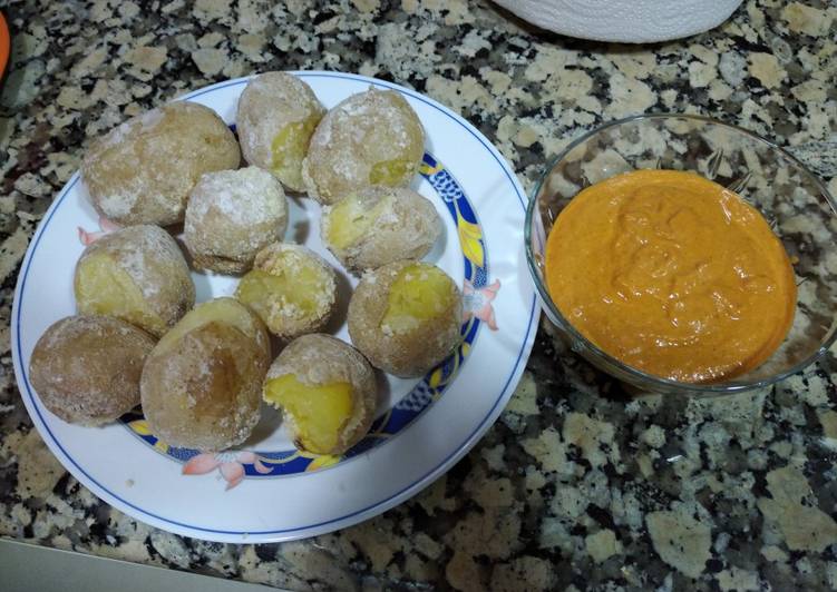 Papas arrugás con mojo picón