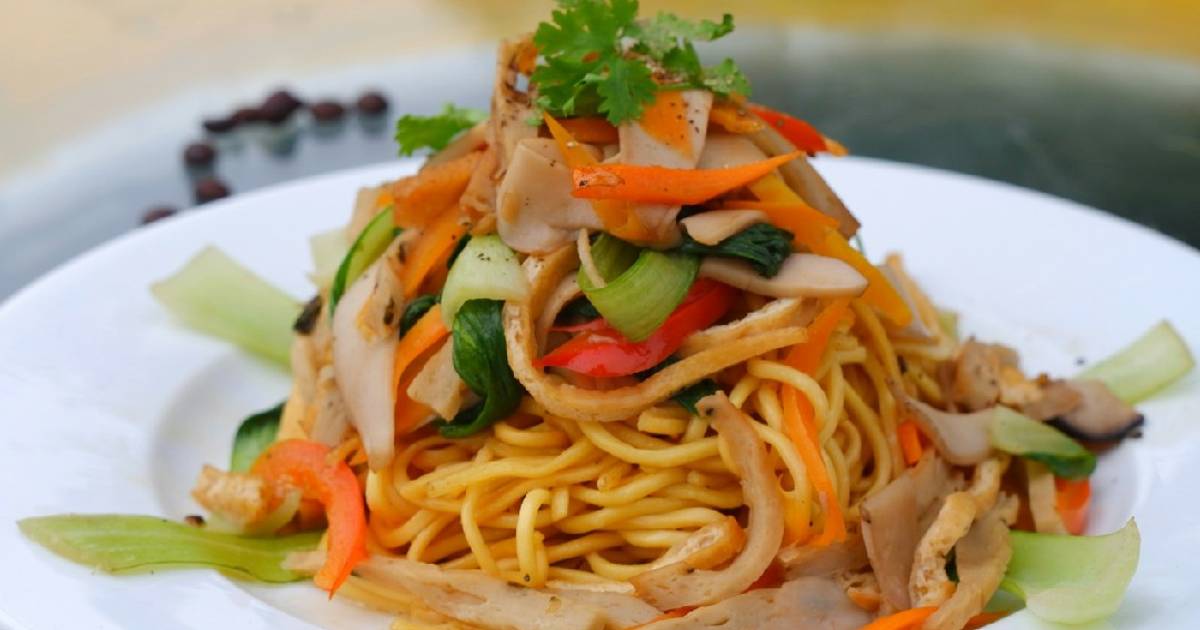 Cách Làm Món Mì xào chay của Mộc Cookpad