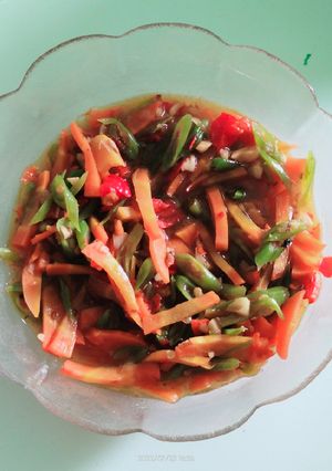 Foto resep Tumis buncis wortel