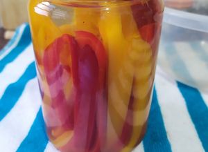 Una foto de Fermento salvaje (conserva)de morrones (pimientos)