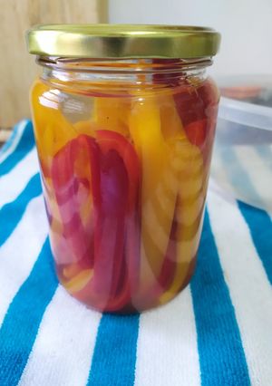 Una foto de Fermento salvaje (conserva)de morrones (pimientos)