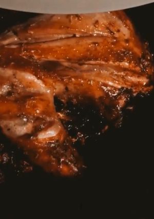 Hình của món Gà nướng mật ong (nồi chiên không dầu).
