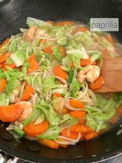 Foto resep Tumis Sayur Jamur Enoki