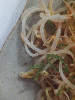 Una foto de Amanida de germinats de soja