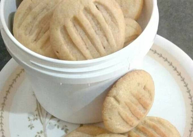 Eggless butter cookies