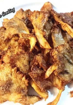 Hình của món Nấm Bào Ngư chiên giòn (nấm hàu) - Crispy Fried Oyster Mushrooms.