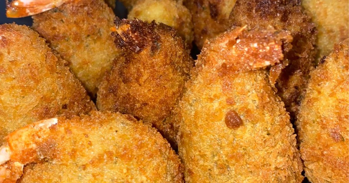 Bola Kentang Udang Keju