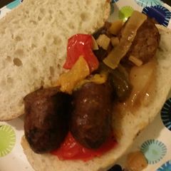 A picture of Slow Cooker Sausage & Peppers.