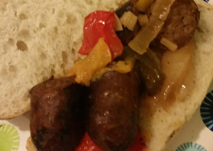 Slow Cooker Sausage & Peppers