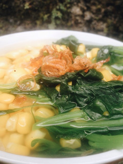 Foto resep Sayur Bayam Jagung Manis