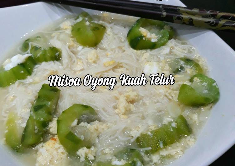 Resep Misoa Oyong Kuah Telur (mpasi 1y+ bagus) oleh Wiena tan Cookpad