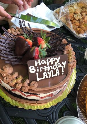A picture of My birthday 🎂 50.