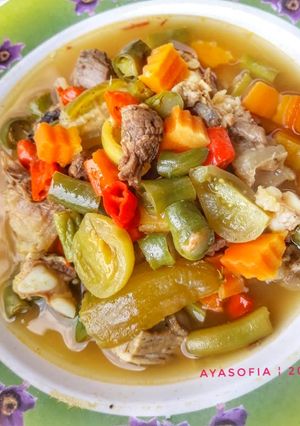 Foto resep Asem Asem Daging Kuah Segar