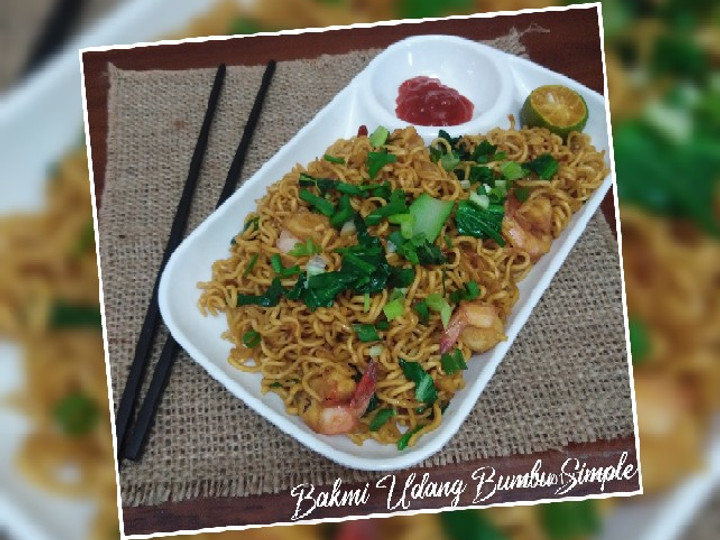 Langkah Mudah untuk Membuat Bakmi Udang Bumbu Simple, Bikin Ngiler