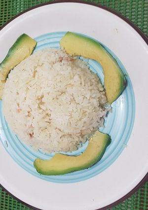 Una foto de Arroz fácil en olla arrocera