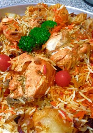 صورة لوصفة الزربيان العدني على اصوله😋😋😋😋