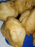 Coliflor capeada rellena de queso