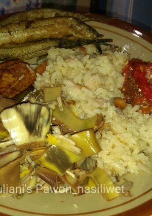 Foto resep Nasi liwet ikan asin