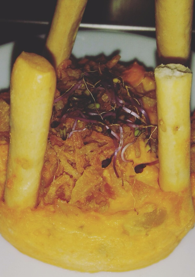 Una foto de Ensaladilla rusa con mayonesa de pimientos