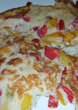 A picture of Vegetable omelette.