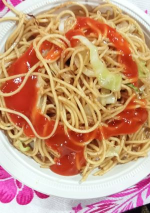 A picture of Hakka noodles.