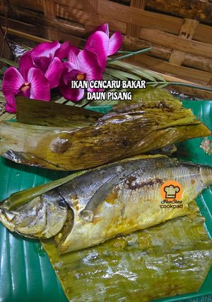Gambar 24:9:26 - Ikan cencaru bakar daun pisang