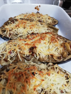 Una foto de Berenjenas rellenas