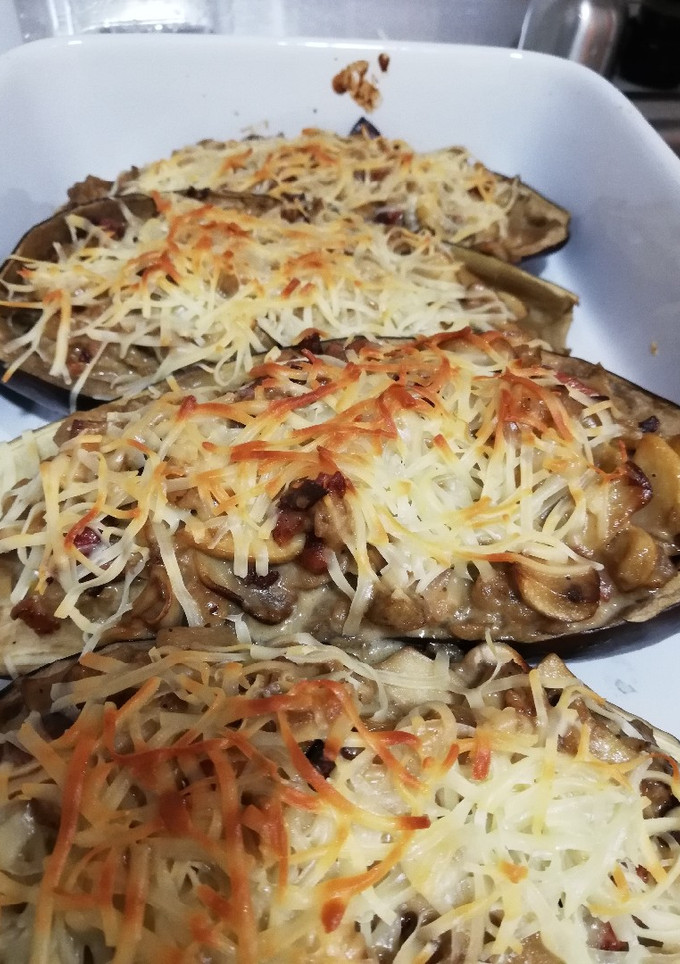 Una foto de Berenjenas rellenas