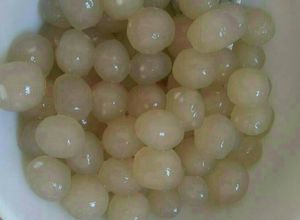 Hình của món Làm trân châu từ bột sắn.