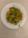 Aloo Gauvar or cluster beans Dry sabzi