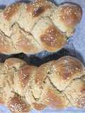 Pan trenzado dulce (Jalot Shabat)