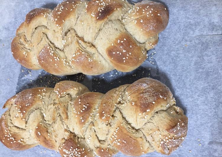 Pan trenzado dulce (Jalot Shabat)