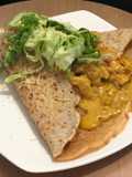 Crepe de pollo al curry