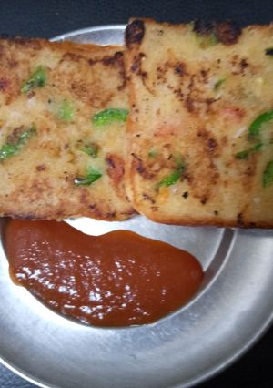 A picture of Bread pizza.