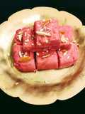 স্ট্রবেরি সন্দেশ (strawberry sondesh recipe in Bengali)