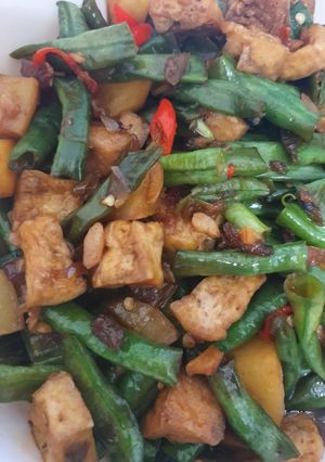 Foto resep Tumis kacang panjang tahu kentang