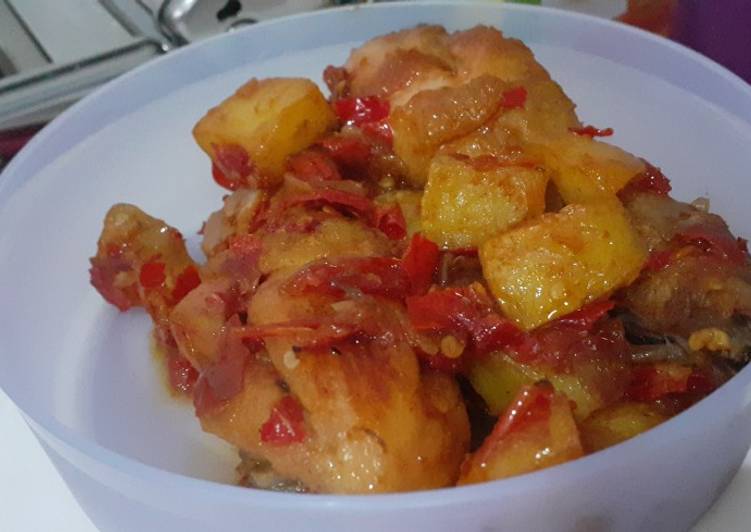 Resep Paha Balado Merah, Menggugah Selera