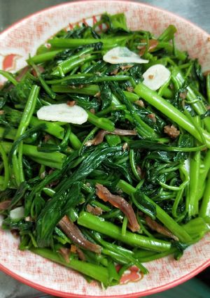 干貝xo醬炒空心菜 的食譜成品照片