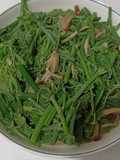 Tumis Pucuk Labu Jamur