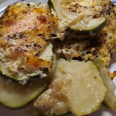 A picture of Zucchini Gratin.