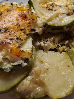 A picture of Zucchini Gratin.