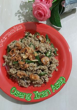Foto resep 155 》Oseng Ikan Asap Cabai Ijo Ala Lamongan-Asli Bikin Nagih 😋