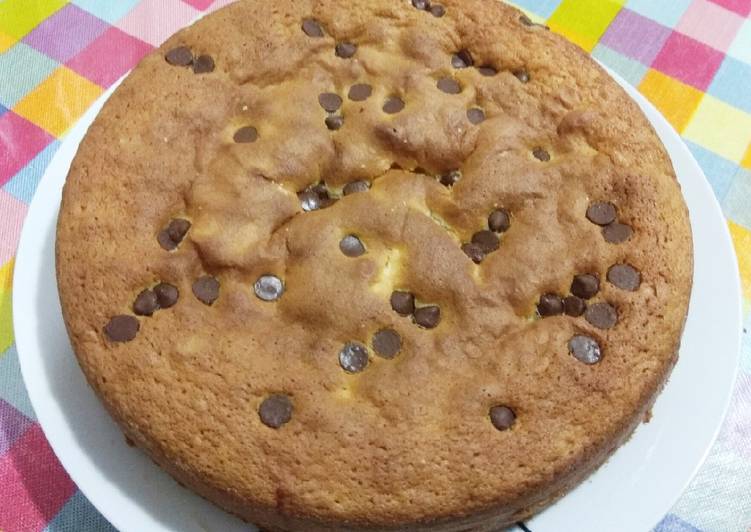 Bizcocho de Vainilla y Pepitas de chocolate