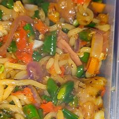 A picture of Spicy Goat Meat Noodles.